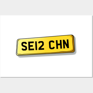 SE12 CHIN Chinbrook Number Plate Posters and Art